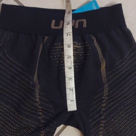 NWT UYN Lady Cashmere Shiny 2.0 Pants Celebrity Gold size S/M - Picture 8 of 11